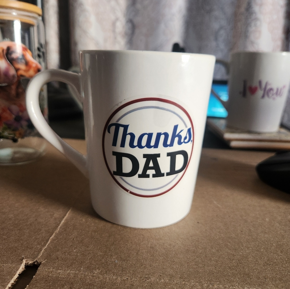 Thanks Dad coffee mug - Picture 2 of 2